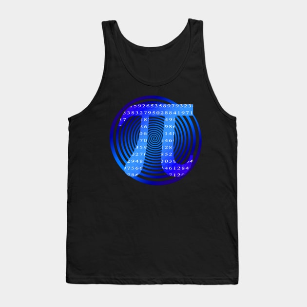 Pi Constant Math Pi day Tank Top by Scar